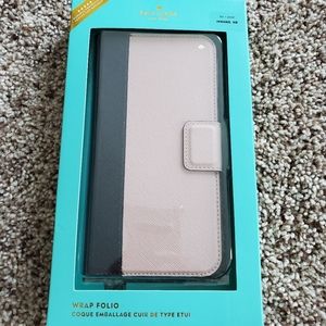 Kate Spade ♠️ Colorblock Wrap Folio for Ip…